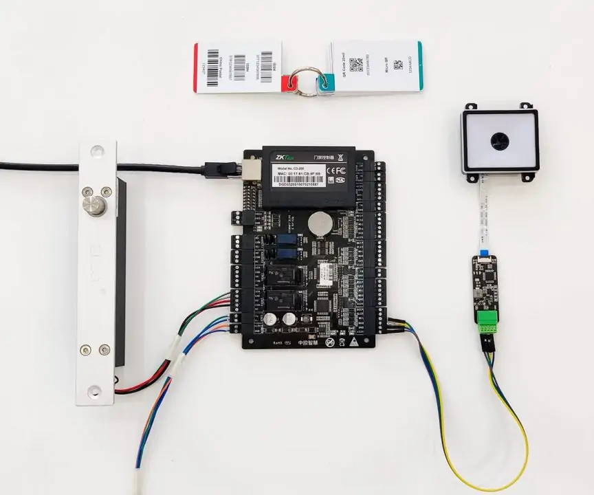 Wiegand Barcode Scanner & NFC reader And Access Control Solution